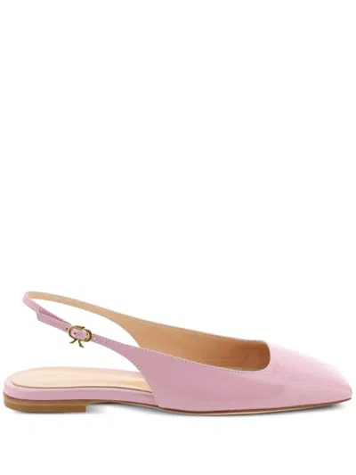 Gianvito Rossi Freeda Sling Flats In Pink