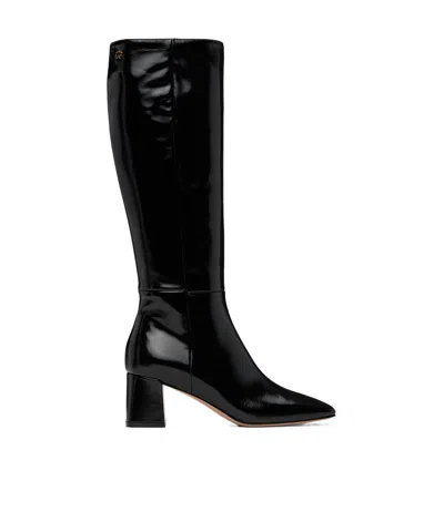 Gianvito Rossi Freeda Square-toed Boots In Black