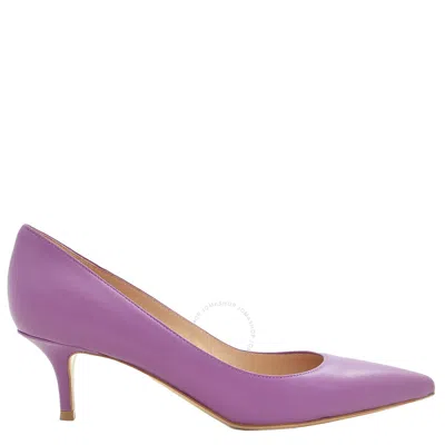 Gianvito Rossi Freesia Gianvito 55 Pointed Toe Pumps In Purple