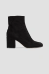 Gianvito Rossi Block Heel Ankle Boots With Suede Finish