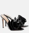 Gianvito Rossi 105mm Gabrielle Patent Leather Mules In Black