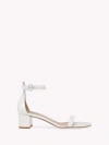 Gianvito Rossi Bridal Versilia Satin Sandals In White