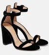 Gianvito Rossi Woman Sandals Black Size 8.5 Soft Leather In Black