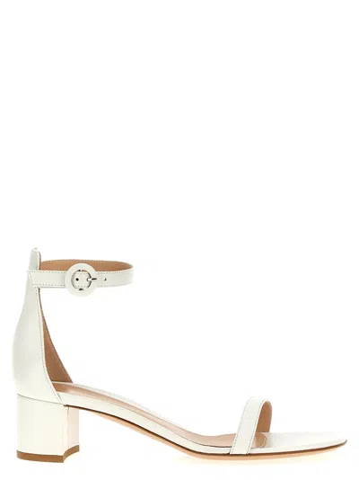 Gianvito Rossi Gaeta Heel Sandal In White
