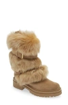 Gianvito Rossi Genuine Shearling Boot
