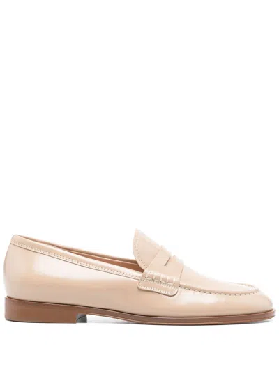 Gianvito Rossi Georgie Loafers In Neutrals