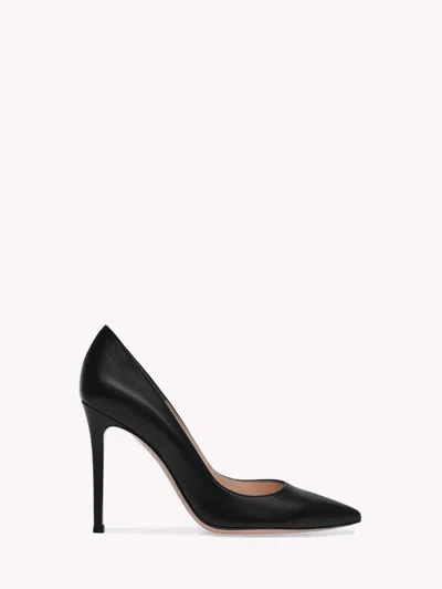 Gianvito Rossi Gianvito 105 Camoscio High Heel Pumps In Black Leather