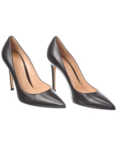 GIANVITO ROSSI GIANVITO ROSSI GIANVITO 105 LEATHER PUMP (AUTHENTIC PRE-LOVED)