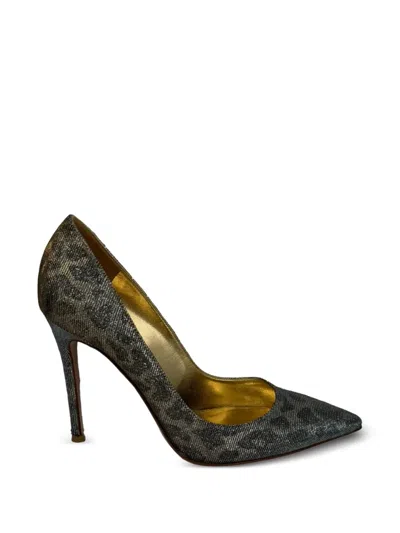 Pre-owned Gianvito Rossi Gianvito 105 Pointed-toe Pumps In Grey