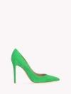 Gianvito Rossi 105mm Pointed-toe Suede Pumps In Green