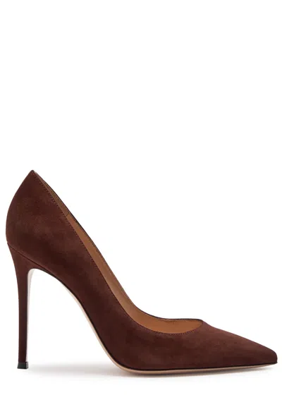 Gianvito Rossi Gianvito 105 Suede Pumps In Brown