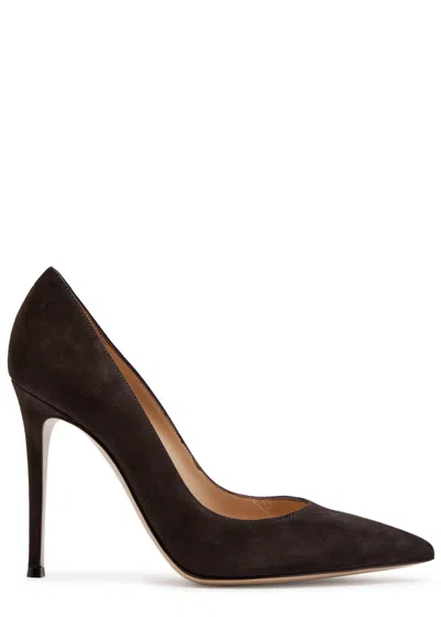 Gianvito Rossi Gianvito 105 Suede Pumps In Brown