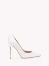 Gianvito Rossi White Patent Gianvito Pumps In White