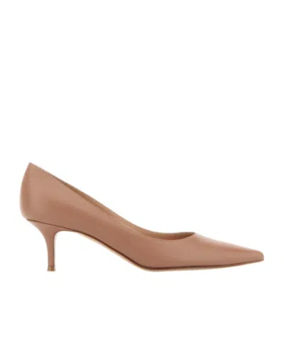 Gianvito Rossi Gianvito 55 Heeled Pumps In Brown