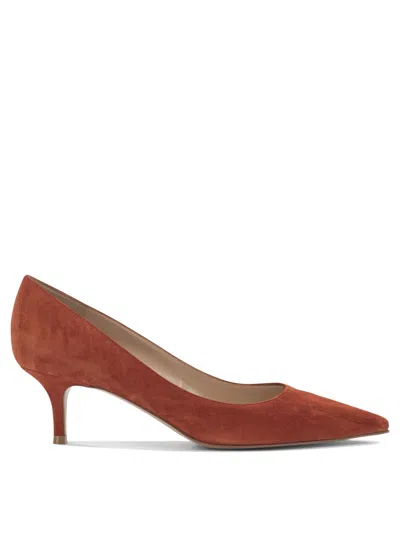 Gianvito Rossi Gianvito 55 Suede Pumps In Orange