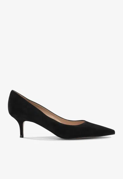 Gianvito Rossi Gianvito 55 Suede Pumps In Black