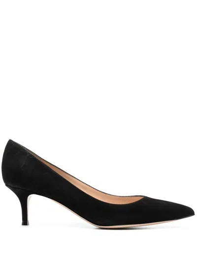 GIANVITO ROSSI GIANVITO 55MM SUEDE PUMPS