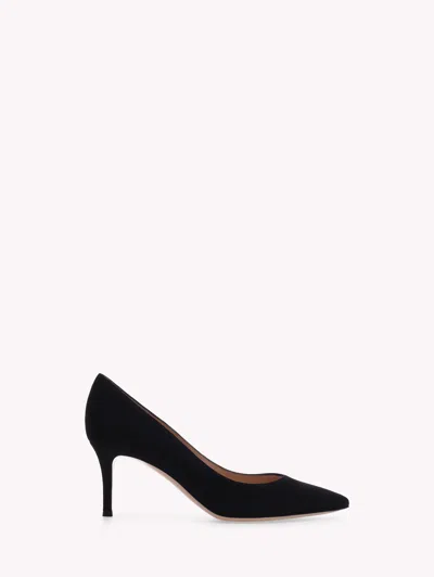 Gianvito Rossi Pointed-toe Slip-on Pumps In Black