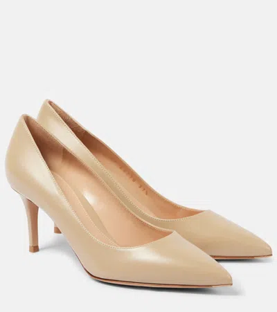 GIANVITO ROSSI GIANVITO 70 LEATHER PUMPS