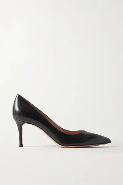 Gianvito Rossi Gianvito 70 Leather Pumps In Black