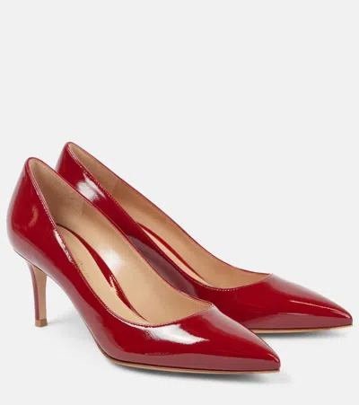 Gianvito Rossi Gianvito 70 Patent Leather Pumps In Rot