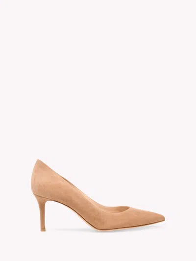 Gianvito Rossi Gianvito 70 In Praline Pink Suede