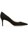 Gianvito Rossi Women Gianvito 70 Suede Leather Pumps