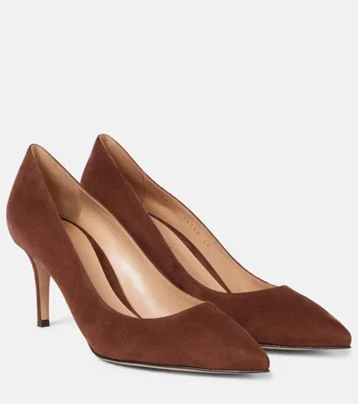 Gianvito Rossi Pumps Gianvito 70 Aus Veloursleder