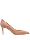 Gianvito Rossi Gianvito 70mm Suede Pumps In Brown