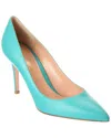 Gianvito Rossi Pointed-toe Slip-on Pumps In Blue