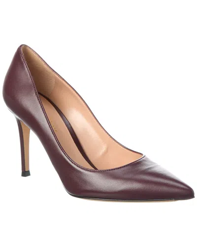 Gianvito Rossi Gianvito 85 Leather Pump In Red