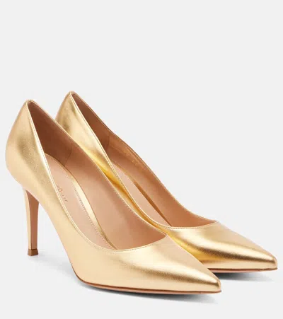 GIANVITO ROSSI GIANVITO 85 LEATHER PUMPS