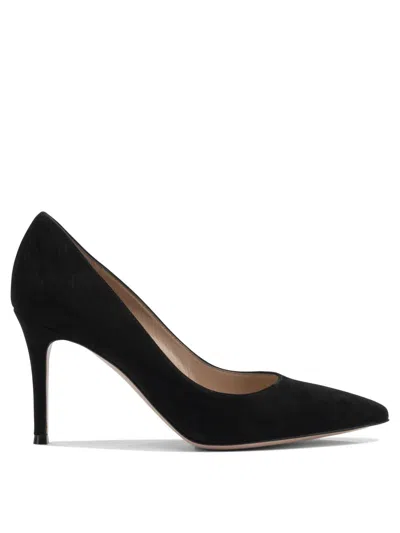 Gianvito Rossi Gianvito 85 Suede Pumps Shoes In Black