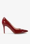 Gianvito Rossi Gianvito 85 Nappa Leather Pumps In Red