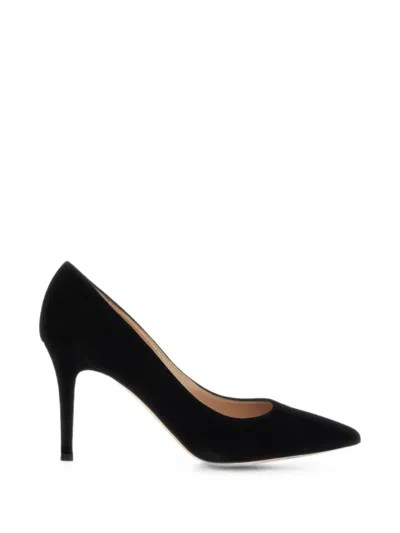 Gianvito Rossi Gianvito 85 Vitello Leather Point-toe Pumps In Black