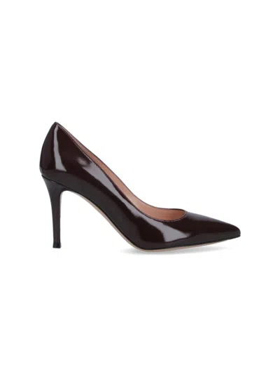 GIANVITO ROSSI GIANVITO ROSSI "GIANVITO 85" PUMPS – BROWN