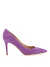 Gianvito Rossi Gianvito 85 Suede Pumps In Multicolour