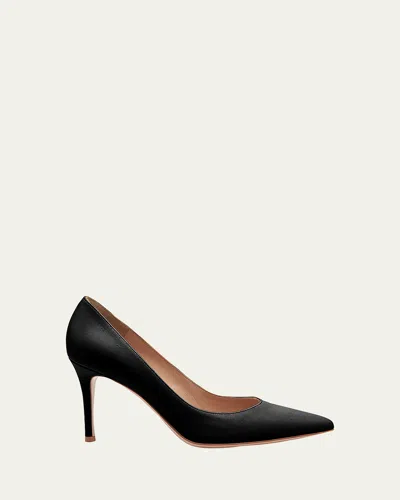 Gianvito Rossi Gianvito 85 Vitello Leather Point-toe Pumps In Multi
