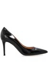 Gianvito Rossi Gianvito 85 Glossy Nappa Leather Pumps Shoes In Black