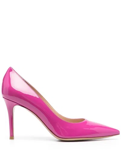 Gianvito Rossi Gianvito 85mm Patent Pumps In Pink