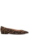 Gianvito Rossi Gianvito Leopard-print Ballet Flats In Neutrals