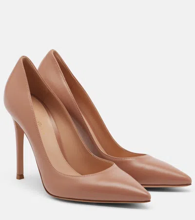 Gianvito Rossi Gianvito Leather Pumps In Brown