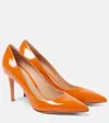 Gianvito Rossi Gianvito Patent Leather Pumps In Orange