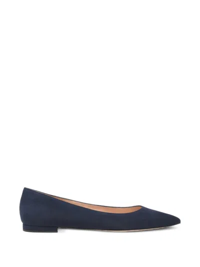 Gianvito Rossi Gianvito Pointed-toe Ballet Flats In Blue
