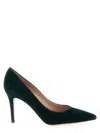 Gianvito Rossi Gianvito 105 Pointed Toe Pumps In Black Leather