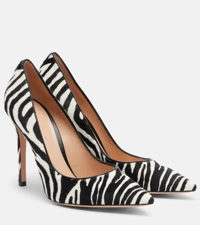 Gianvito Rossi Gianvito Zebra-print Calf Hair Pumps In Multi