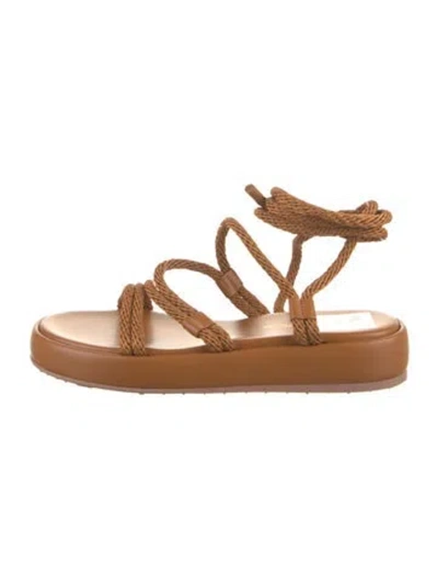 Pre-owned Gianvito Rossi Gladiator Sandals In Brown