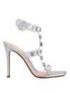 Gianvito Rossi Crystal Crash In Plata