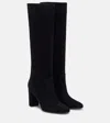 Gianvito Rossi Lyell Leather Knee Boots