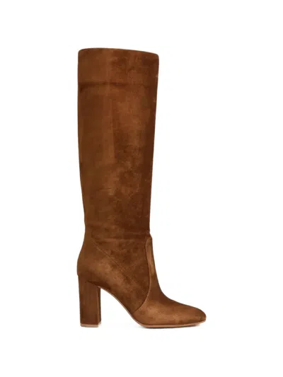 Gianvito Rossi Glen Boots In Transparent